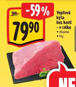 Albert Vepřová kýta bez kosti - v celku nabídka