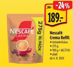 Albert Nescafé Crema Refill nabídka