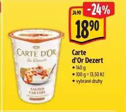 Albert Carte d'Or Dezert nabídka