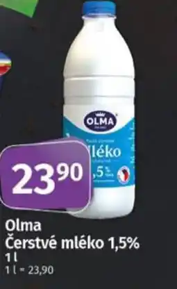 COOP TIP OLMA Čerstvé mléko 1,5% nabídka