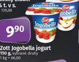 COOP TIP Zott Jogobella jogurt nabídka