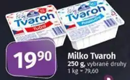COOP TIP Milko Tvaroh nabídka