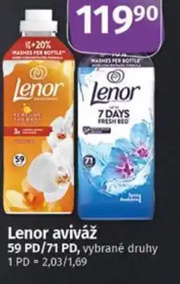 COOP TIP Lenor aviváž nabídka