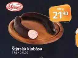 COOP TIP Štýrská klobása nabídka
