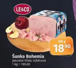 COOP TIP Šunka Bohemia nabídka