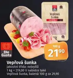 COOP TIP Vepřová šunka nabídka