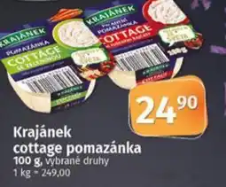COOP TIP Krajánek cottage pomazánka nabídka