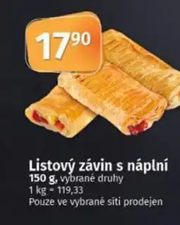 COOP TIP Listový závin s náplní nabídka