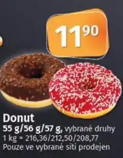 COOP TIP Donut nabídka