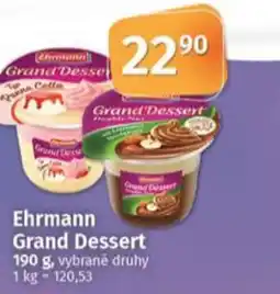 COOP TIP Ehrmann Grand Dessert nabídka