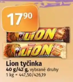 COOP TIP Lion tyčinka nabídka