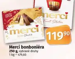 COOP TIP Merci bonboniéra nabídka