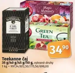 COOP TIP Teekanne čaj nabídka