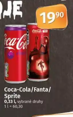 COOP TIP Coca-Cola/Fanta/ Sprite nabídka
