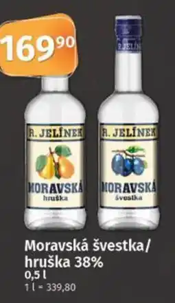COOP TIP Moravská švestka/ hruška 38% nabídka