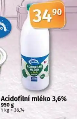 COOP TIP Acidofilní mléko 3,6% nabídka