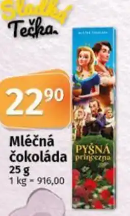 COOP TIP Mléčná čokoláda nabídka