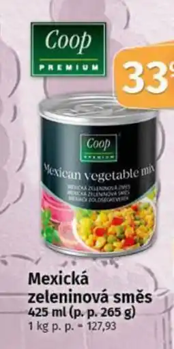 COOP TIP Mexická zeleninová směs nabídka