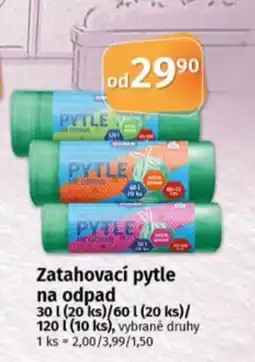 COOP TIP Zatahovací pytle na odpad nabídka