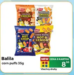 Tamda Foods Balila corn puffs nabídka