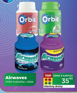 Tamda Foods Airwaves Orbit žvýkačka v dóze nabídka