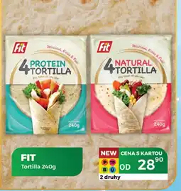 Tamda Foods FIT Tortilla nabídka