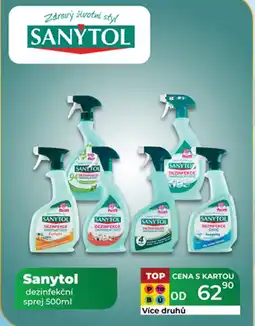 Tamda Foods SANYTOL dezinfekční sprej nabídka