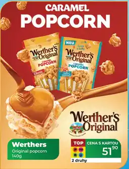 Tamda Foods Werthers Original popcorn nabídka