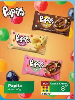 Tamda Foods Papita donut nabídka