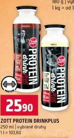 Terno Zott protein drinkplus 250ml nabídka