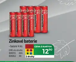 Tamda Foods Zinkové baterie nabídka