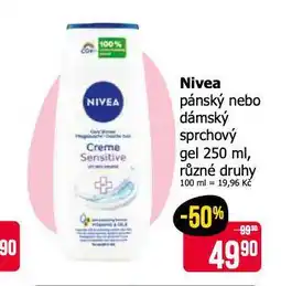 Teta Nivea sprchový gel nabídka
