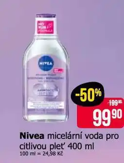 Teta Nivea micelární voda nabídka