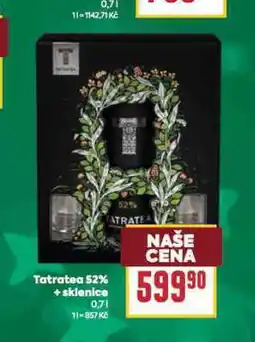 Billa Tatratea + sklenice nabídka