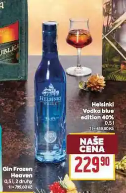 Billa Helsinki vodka blue edition nabídka