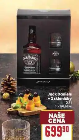 Billa Jack daniel's + 2 skleničky nabídka