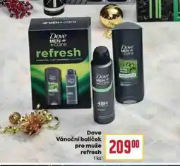Billa Dove vánoční balíček pro muže refresh nabídka