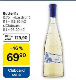 Tesco Butterfly, 0,75 l nabídka