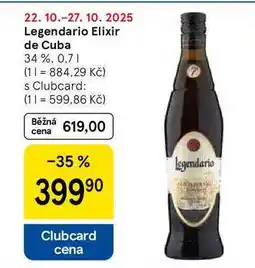 Tesco Legendario Elixir de Cuba, 0,7 l nabídka