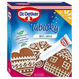 Tesco Dr. Oetker Tubičky bílé 4 ks 76g nabídka