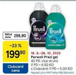 Tesco Perwoll Prací gel 40 PD nabídka