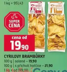 Terno Cyrilovy brambůrky 100g nabídka