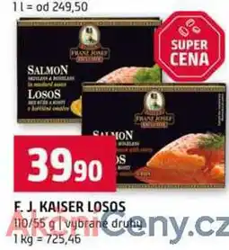 Terno F. J. Kaiser losos 55g nabídka