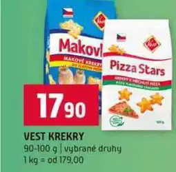 Terno Vest krekry 90-100g nabídka