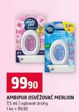 Terno Ambi pur osvěžovač merlion 7,5 ml nabídka