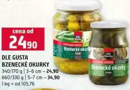 Terno Dle gusta bzenecké okurky 340-660g nabídka