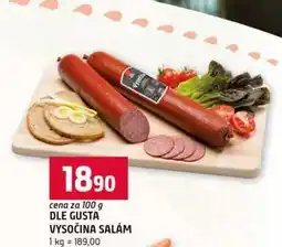 Terno Dle gusta vysočina salám 100g nabídka