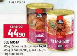 Terno Dle gusta 415g, směs na těstoviny, chalupářský guláš nabídka