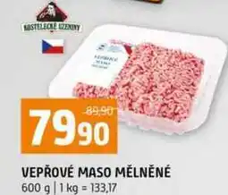 Terno Vepřové maso mělněné 600g nabídka