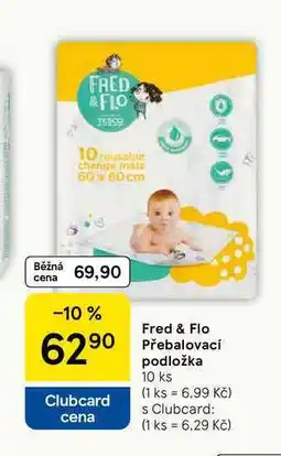 Tesco Fred & Flo Přebalovací podložka, 10 ks nabídka